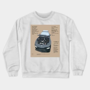 Mazda RX7; The power of the rotary. Crewneck Sweatshirt